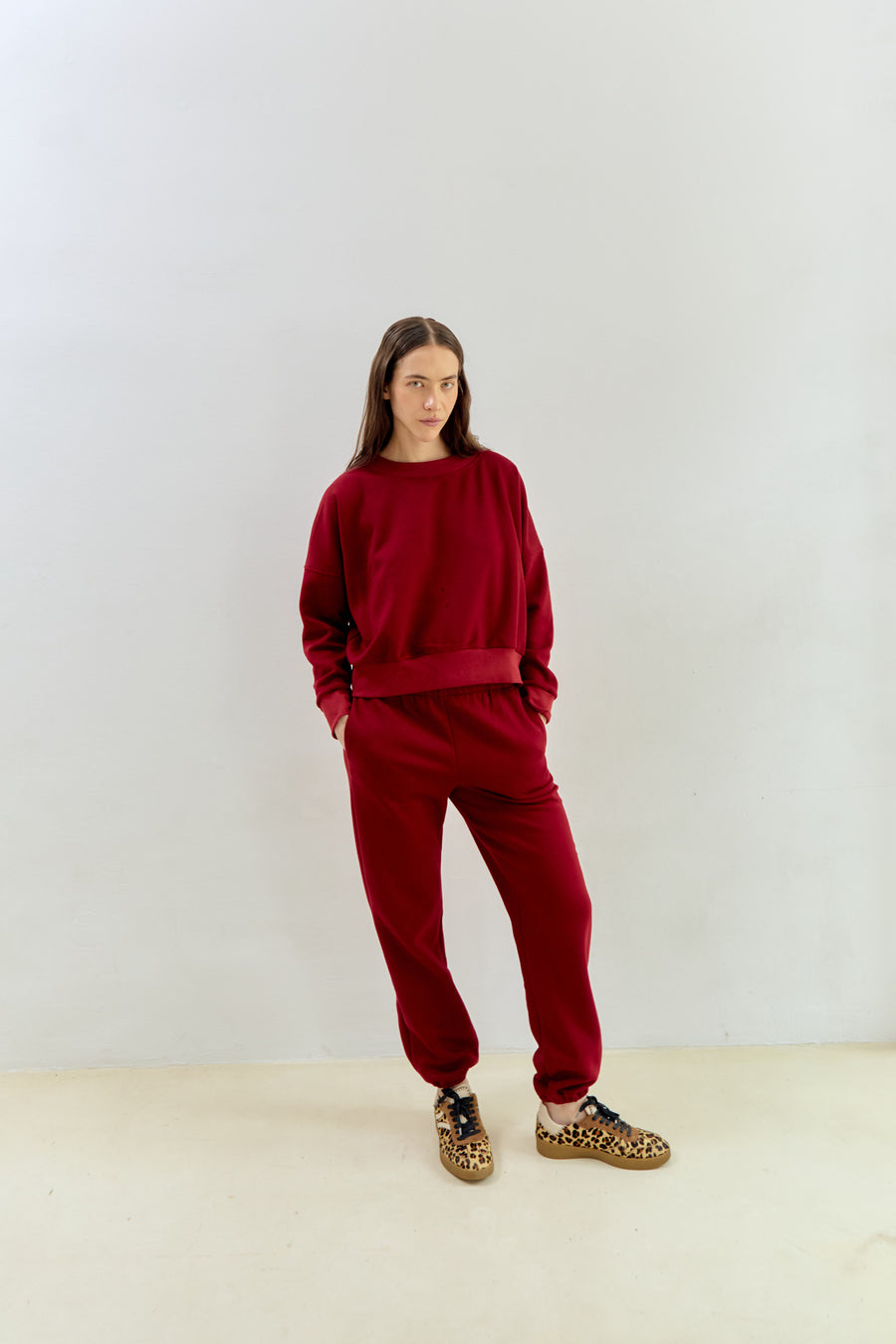 Kim Sweatsuit Bordeaux