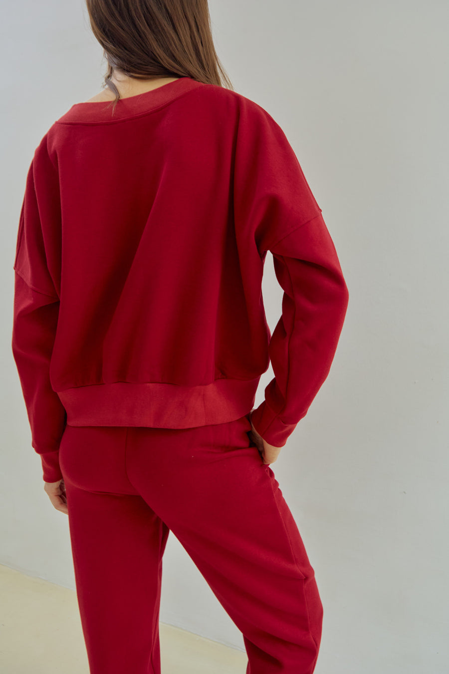 Kim Sweatsuit Bordeaux