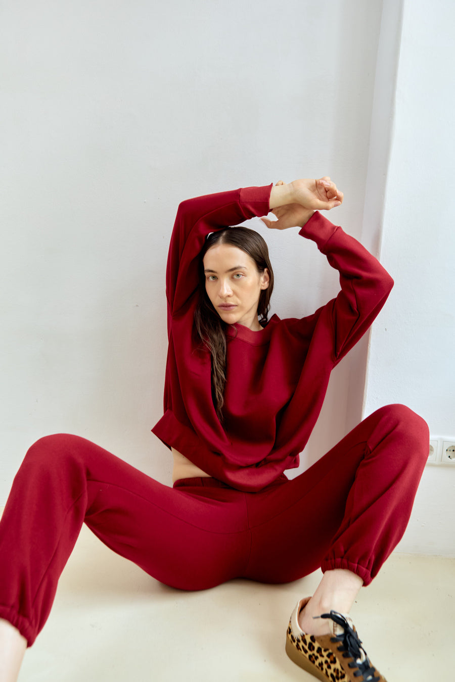 Kim Sweatsuit Bordeaux