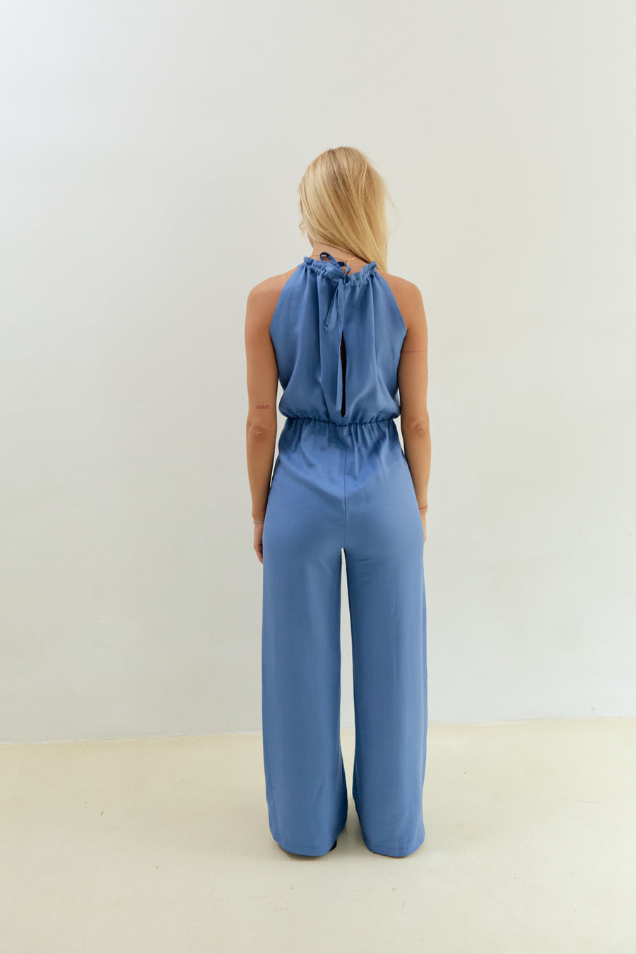 Barbara Jumpsuit Lyocell Blue
