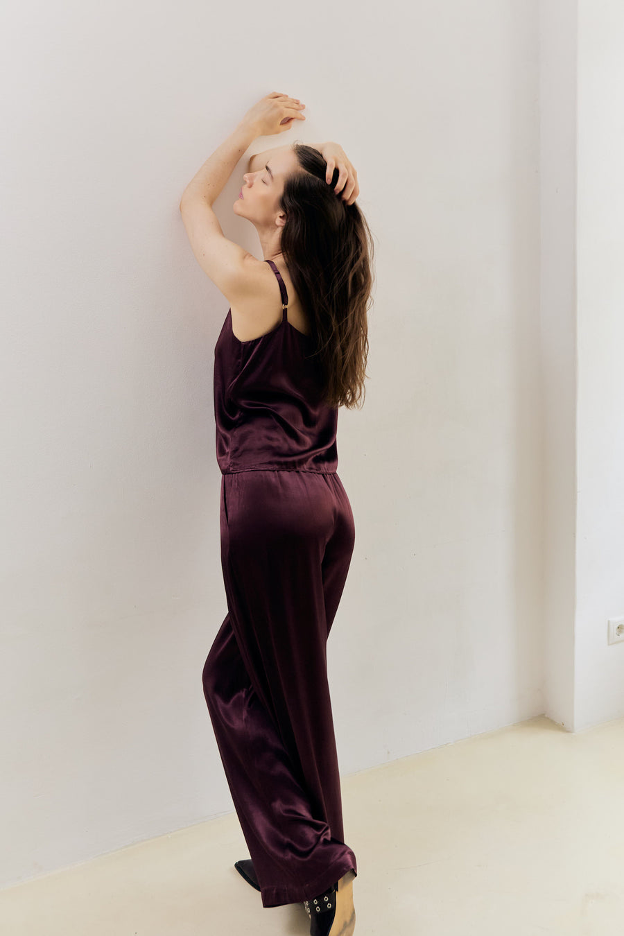 Karizza Straight Pants Bordeaux