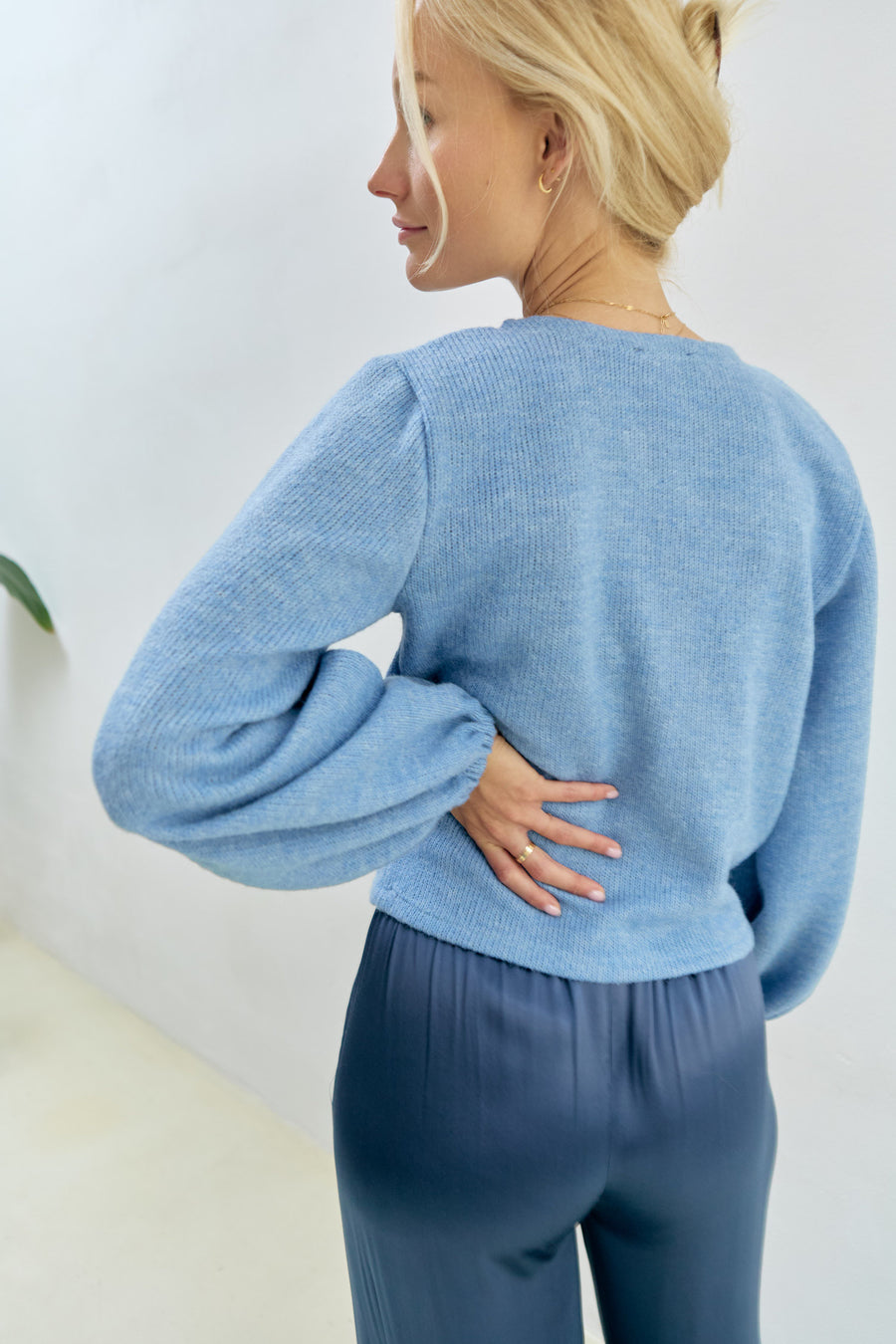 Cardigan Baby Blue