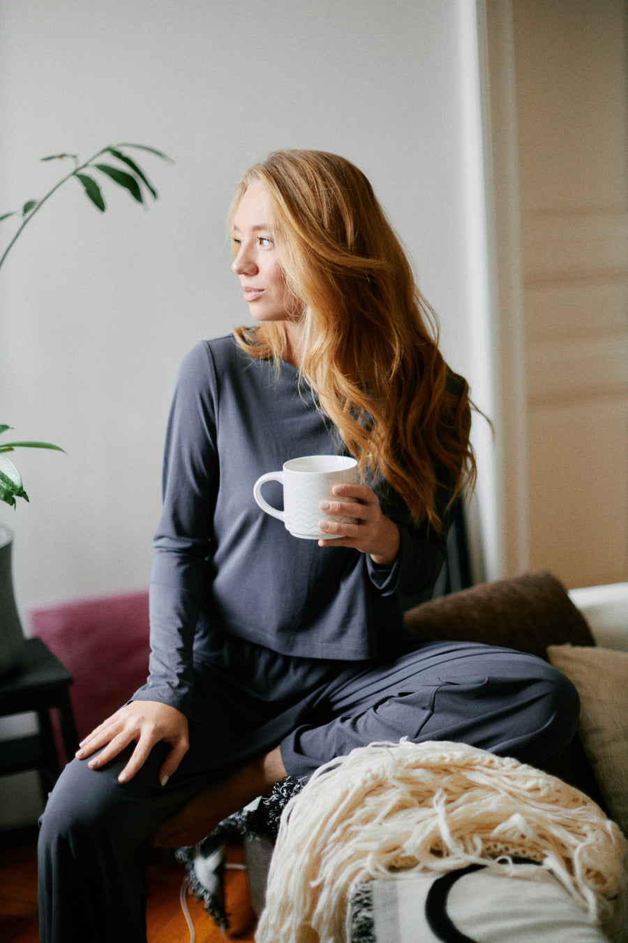 Mina Blouse Grey