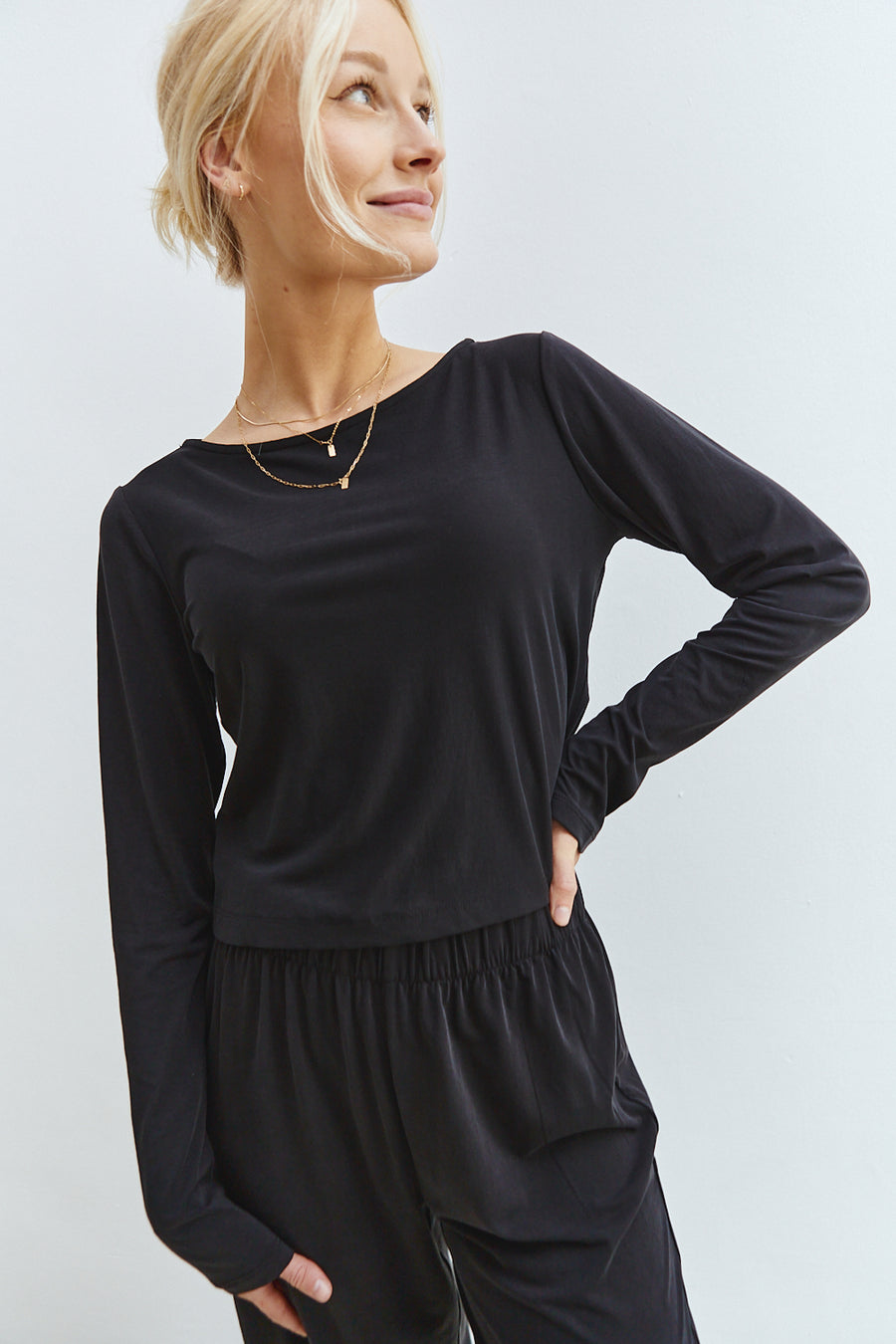 Mina Blouse Black