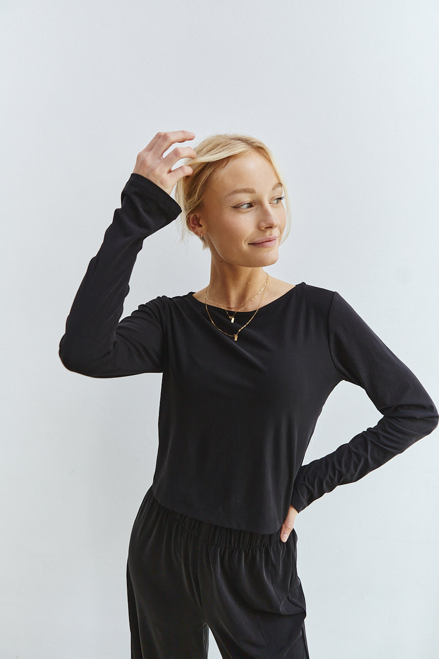 Mina Blouse Black