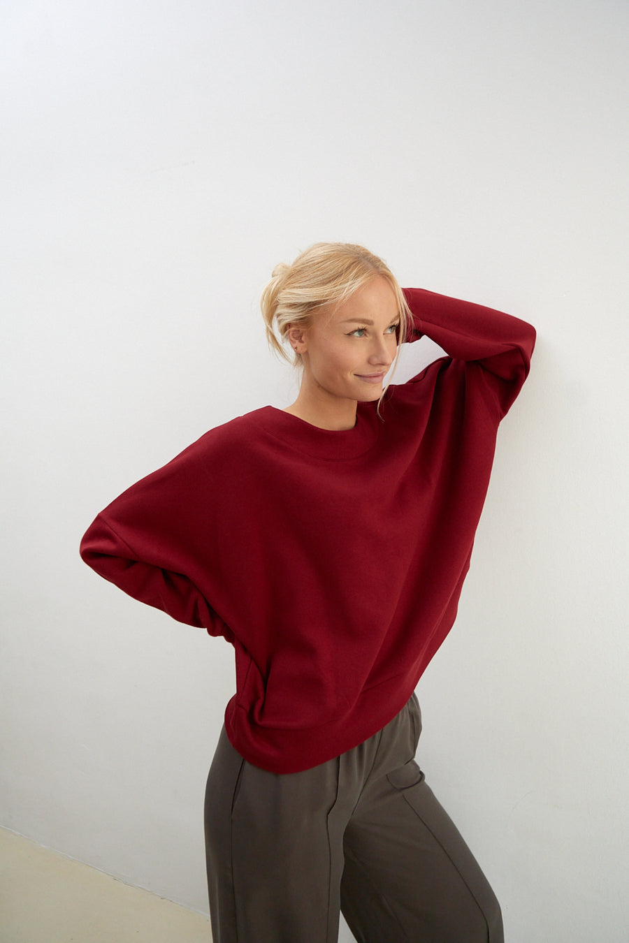 Melina Sweatshirt Burgundy