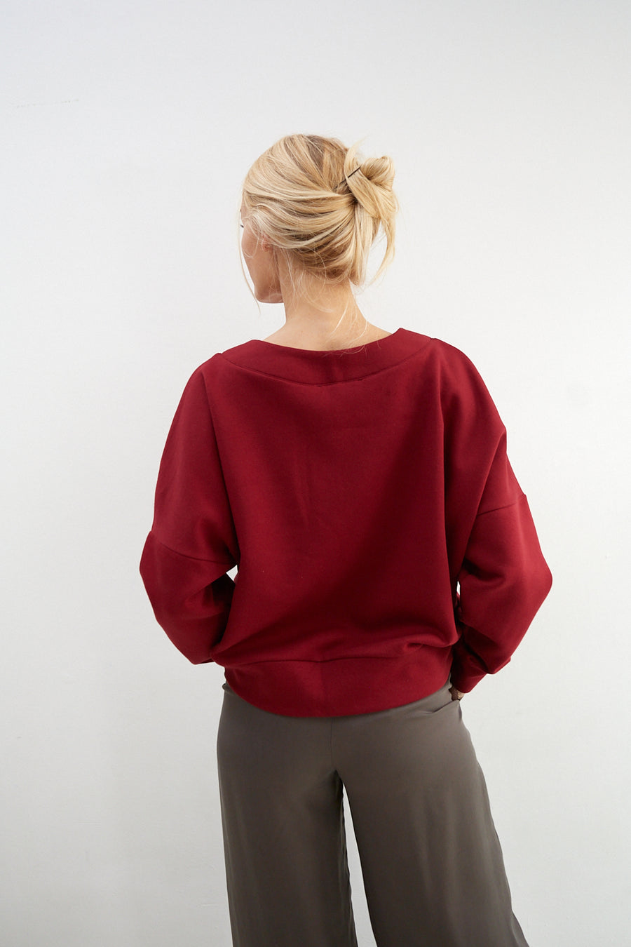 Melina Sweatshirt Burgundy