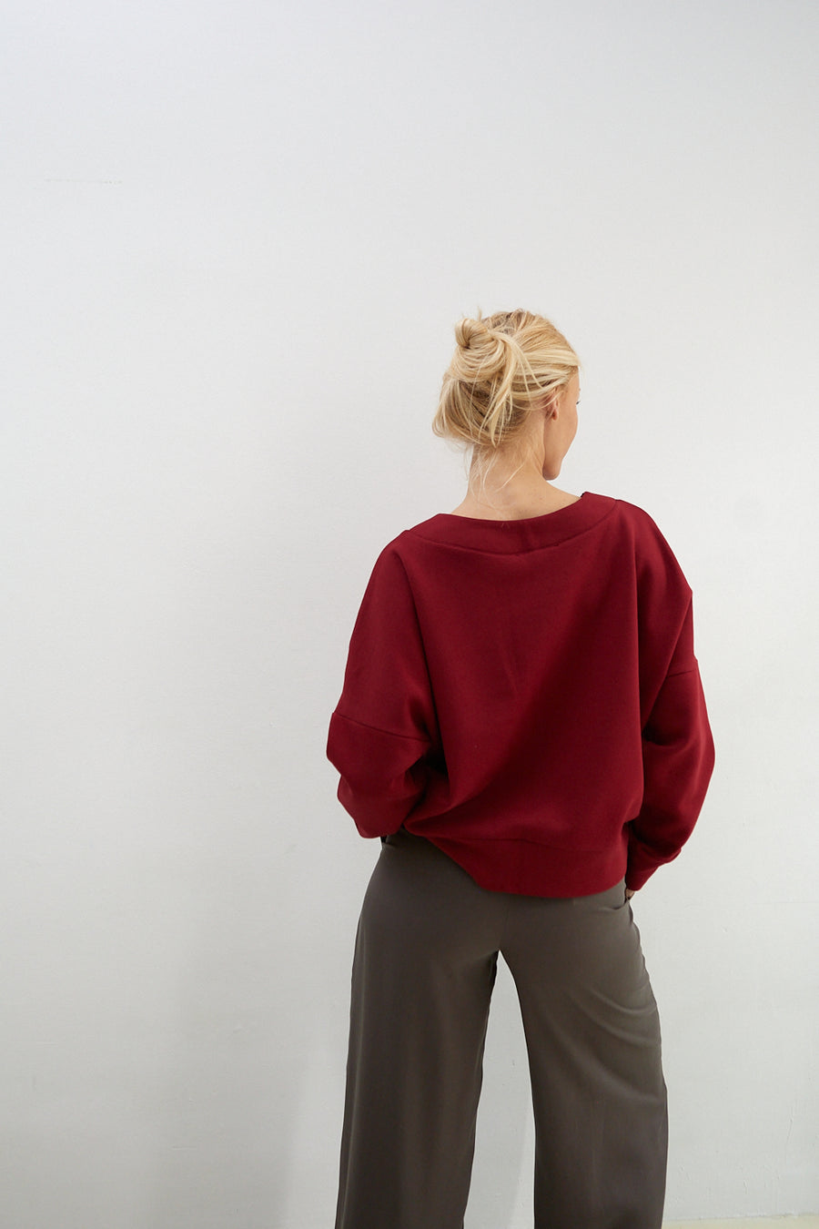 Melina Sweatshirt Burgundy