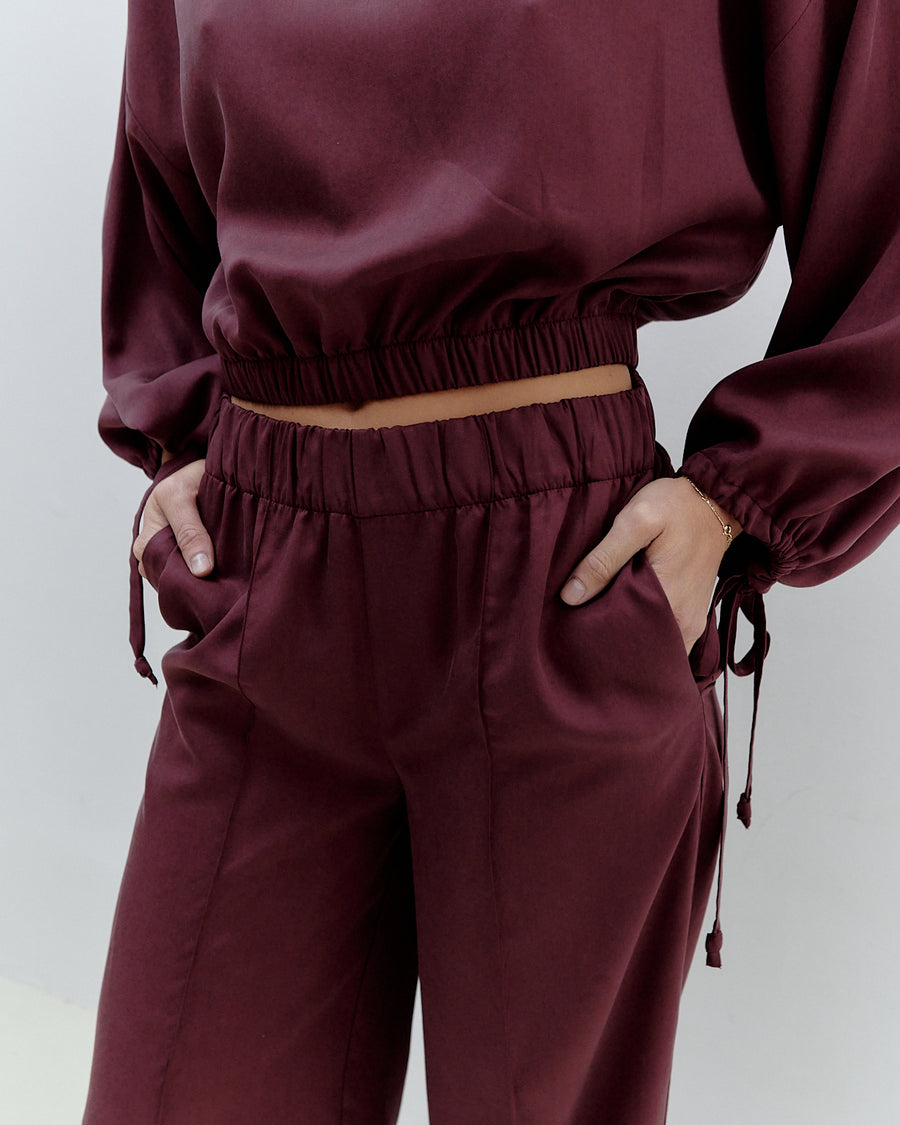 Mirela Pants Burgundy